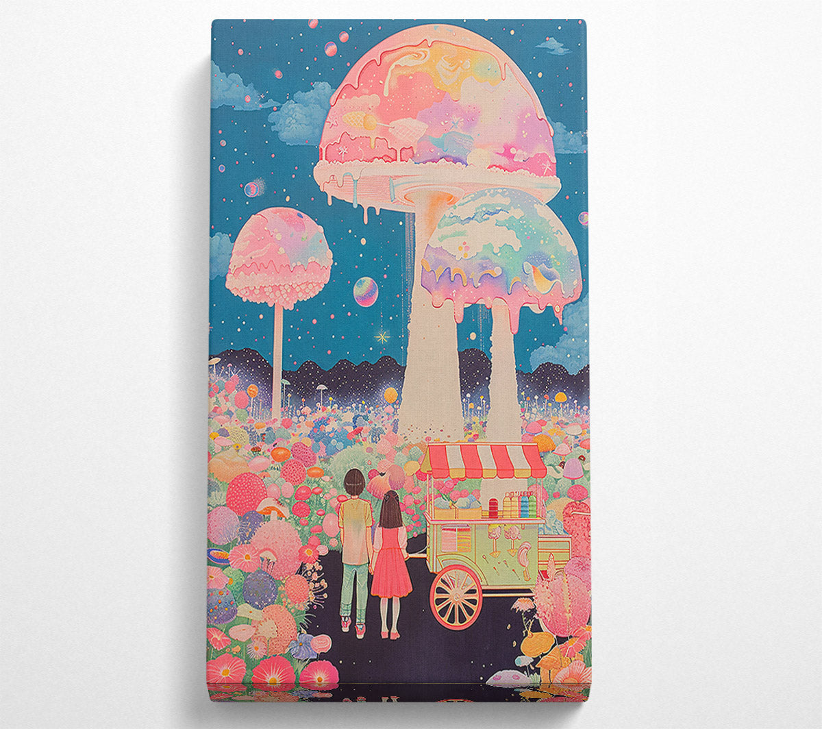 Pink Candyland Dreams Canvas Wall Art