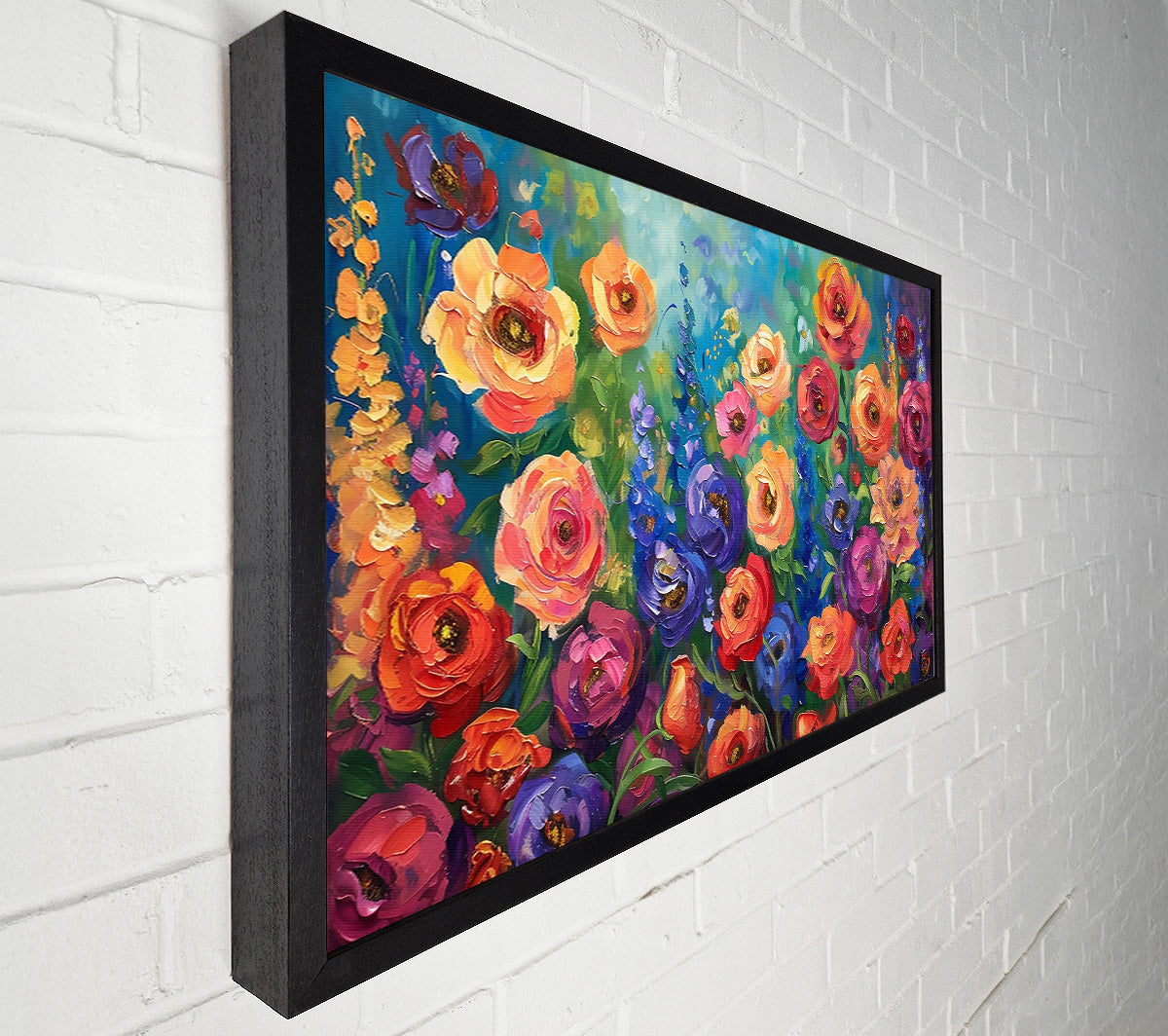 Purple Floral Rhapsody Canvas Wall Art