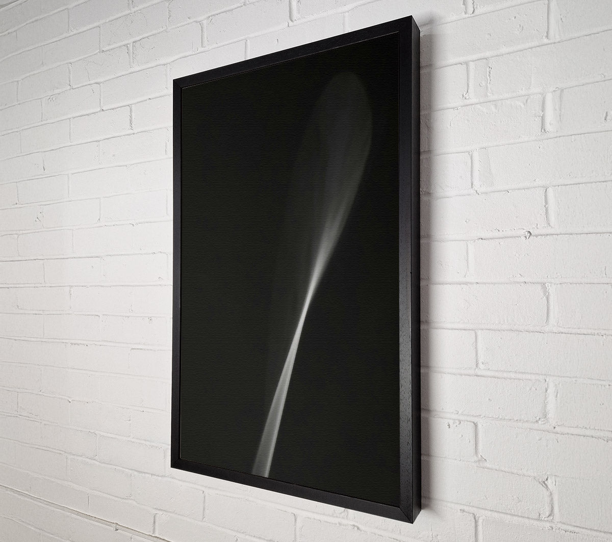 White Smoke Swirl Canvas Wall Art