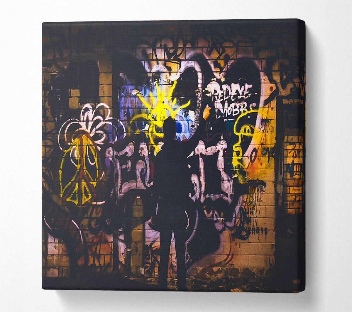 The Yellow Heart Canvas Art