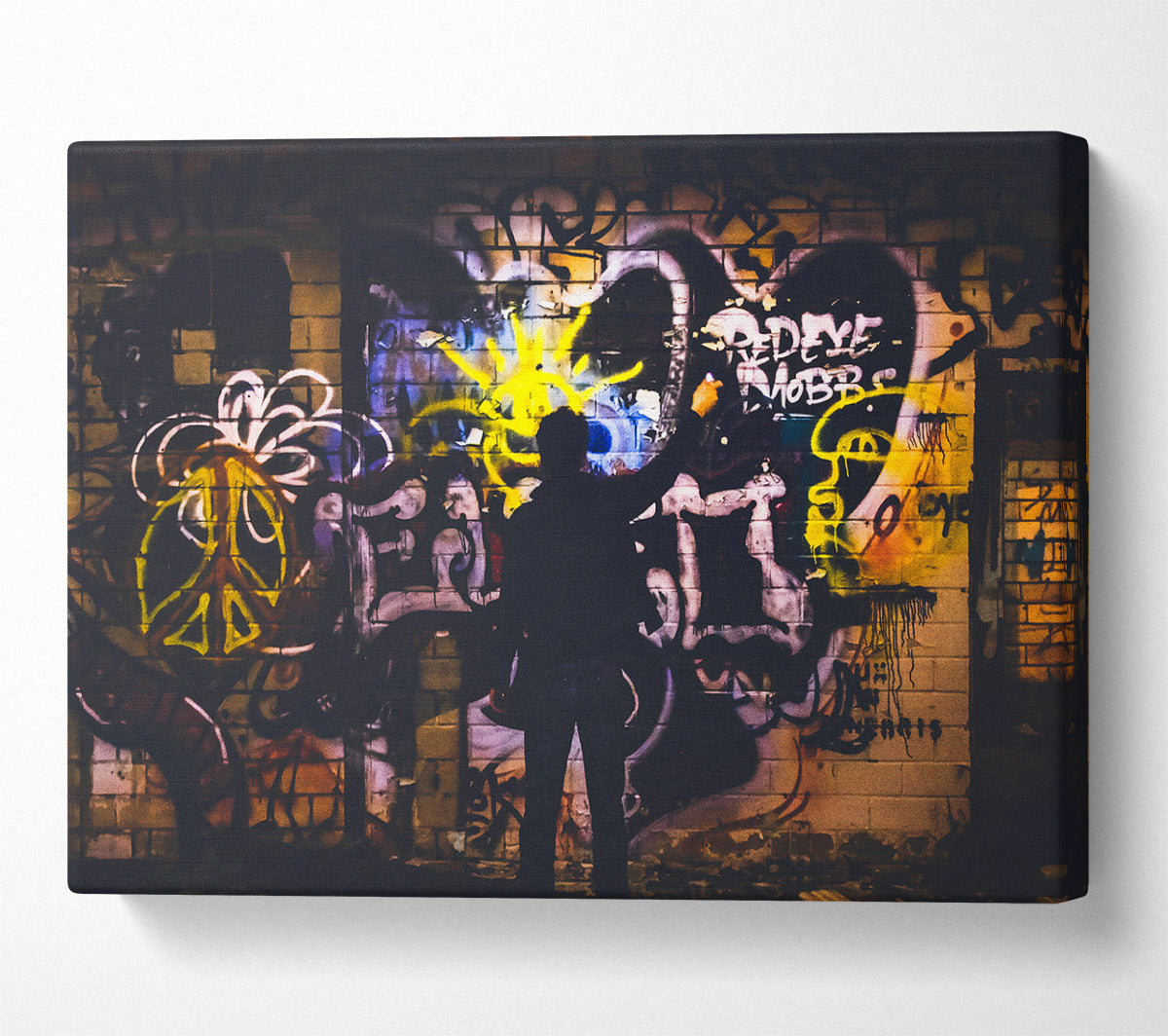 The Yellow Heart Canvas Art