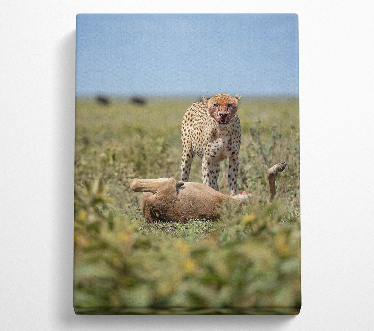 Banksy Golden Kill Canvas Wall Art