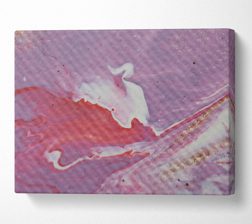 Purple Swirling Dreams Canvas Wall Art