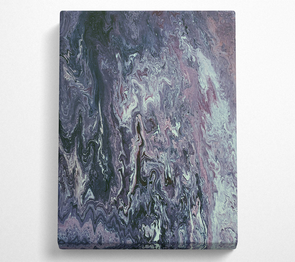 Purple Swirling Dreams Canvas Wall Art