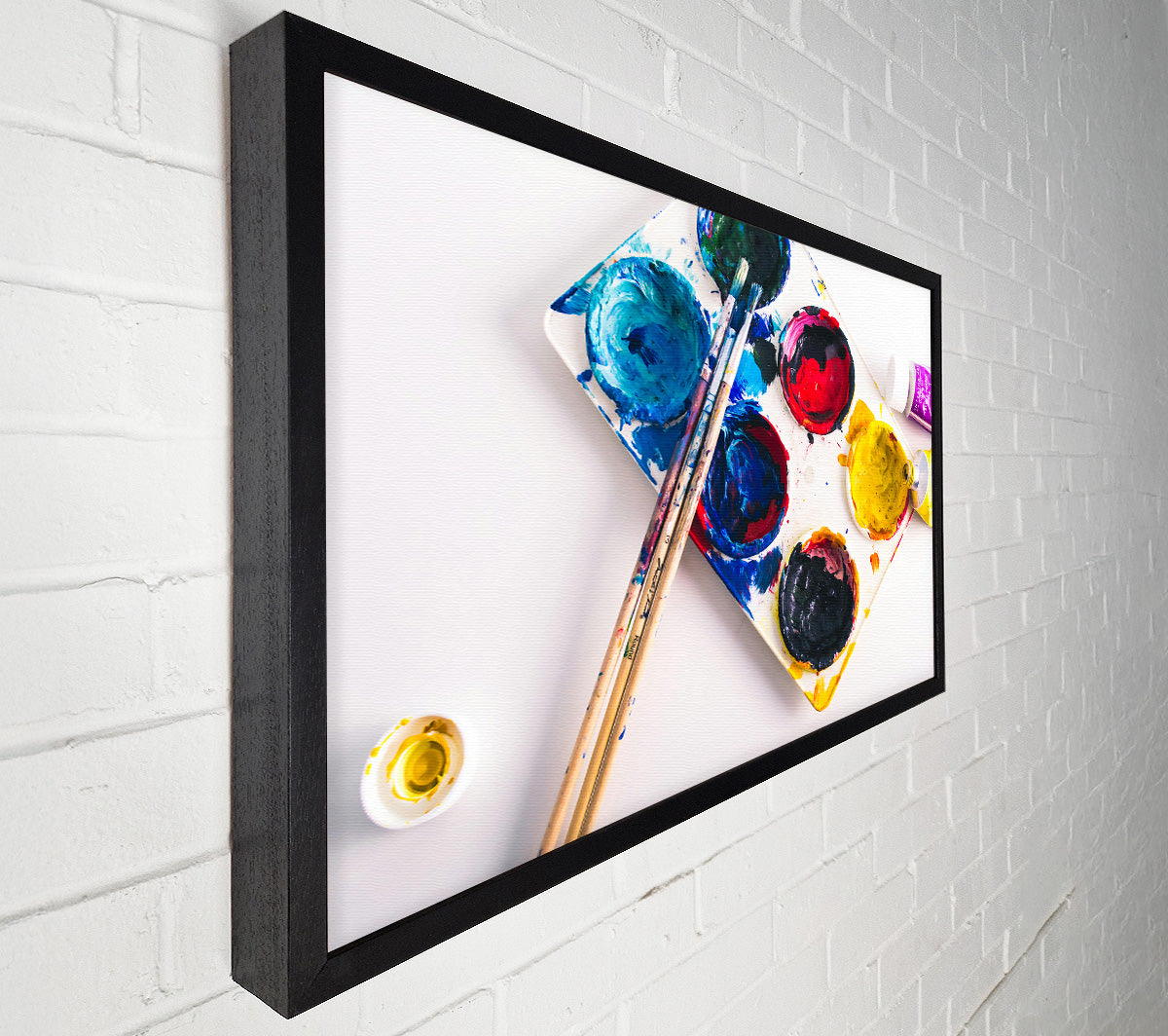 The Yellow Palette Canvas Wall Art