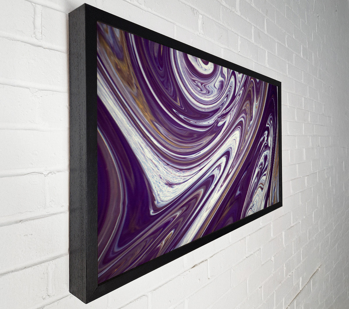 Purple Swirling Dreams Canvas Wall Art