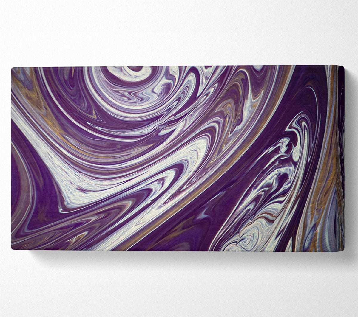 Purple Swirling Dreams Canvas Wall Art