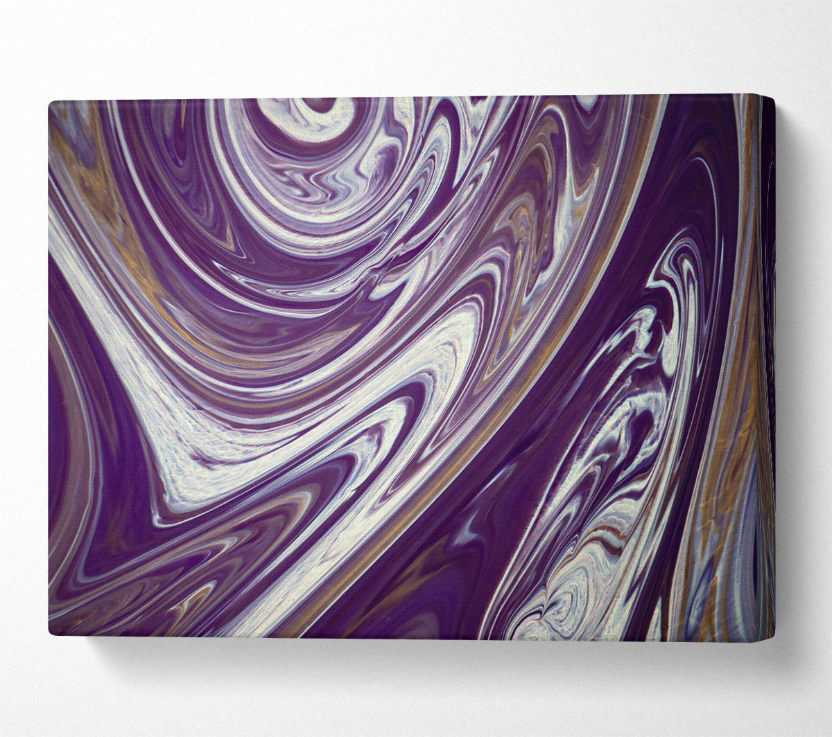 Purple Swirling Dreams Canvas Wall Art
