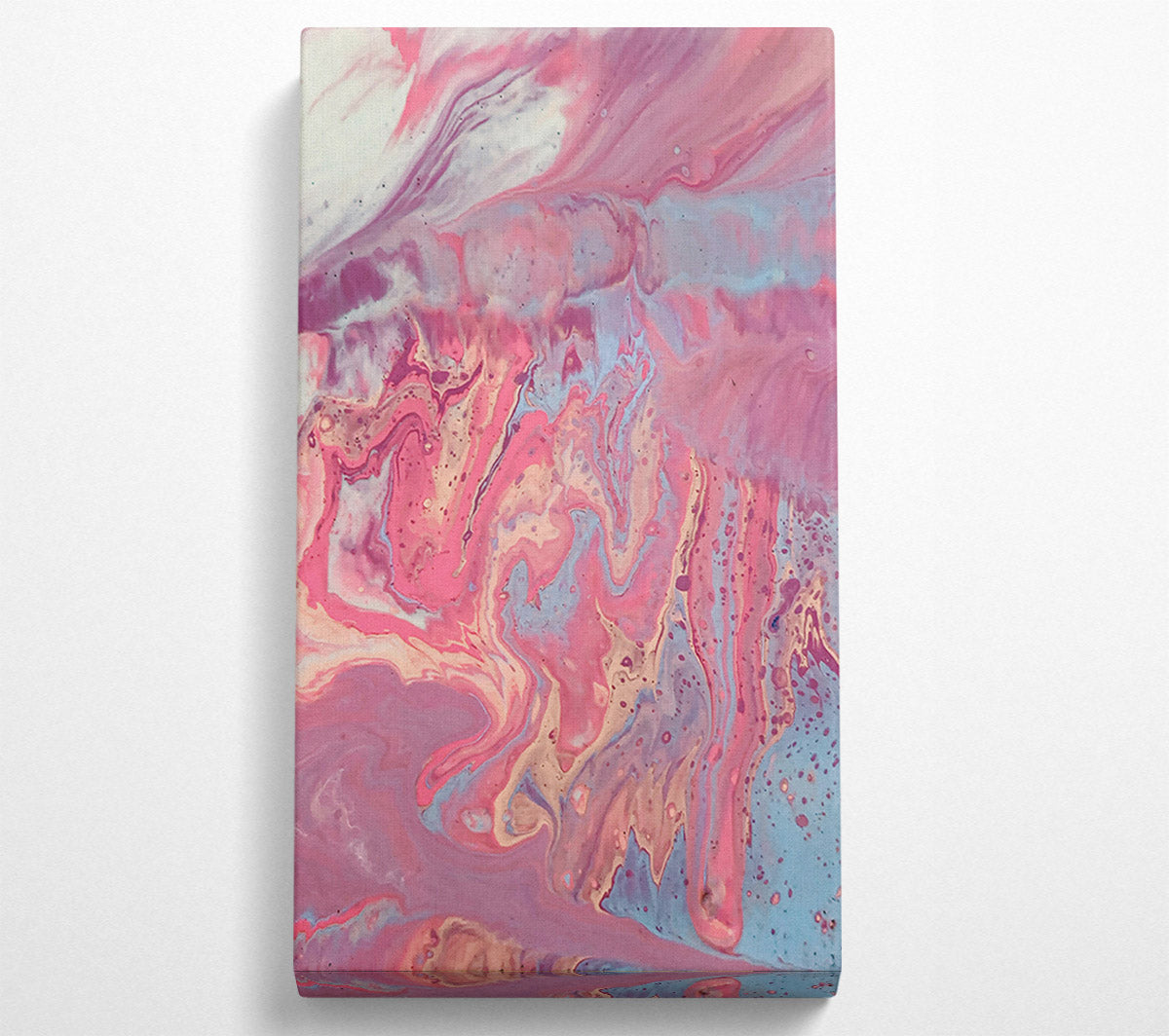 Pink Swirls And Dreams Canvas Wall Art