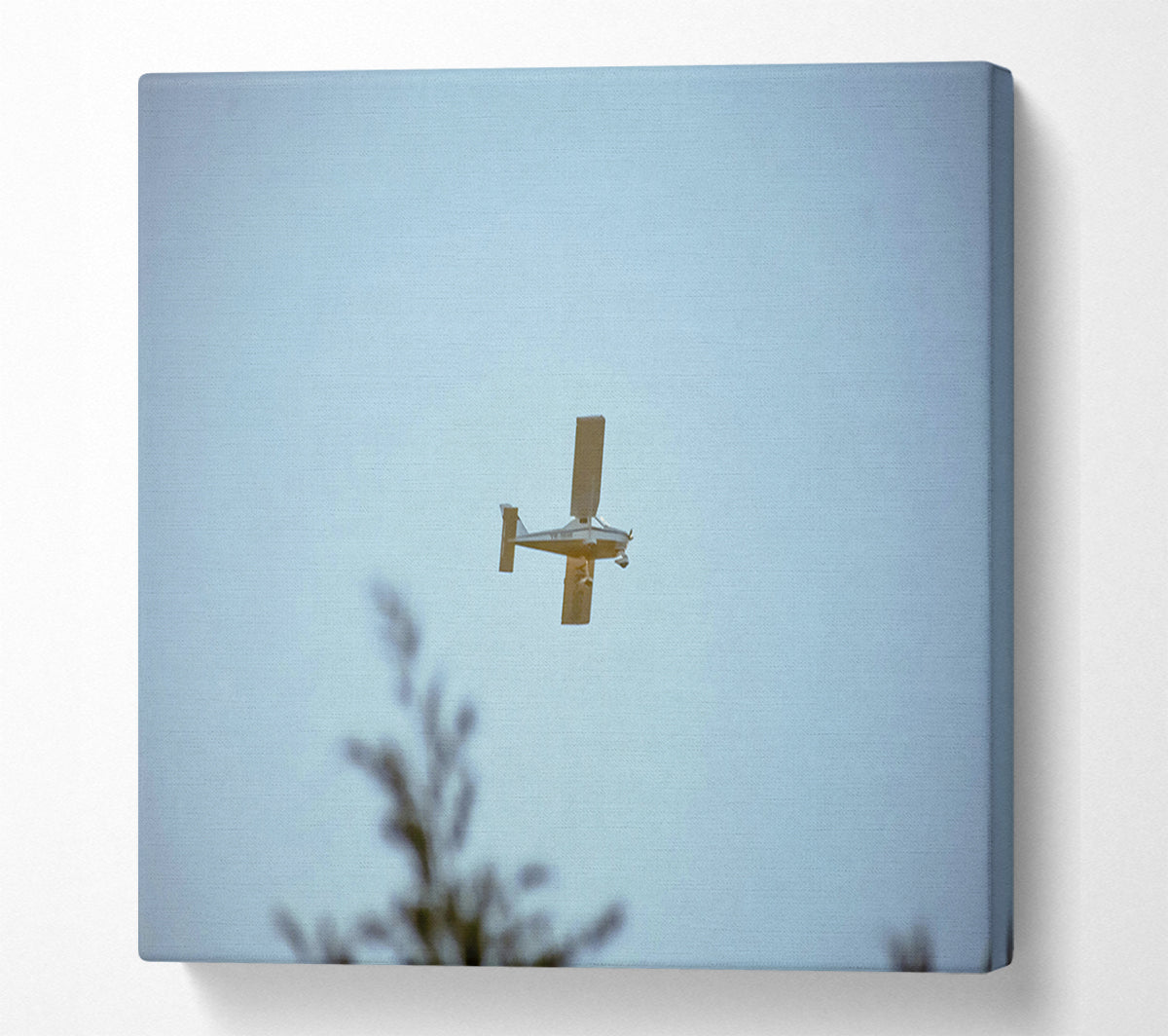 Blue Sky Solo Flight Canvas Print