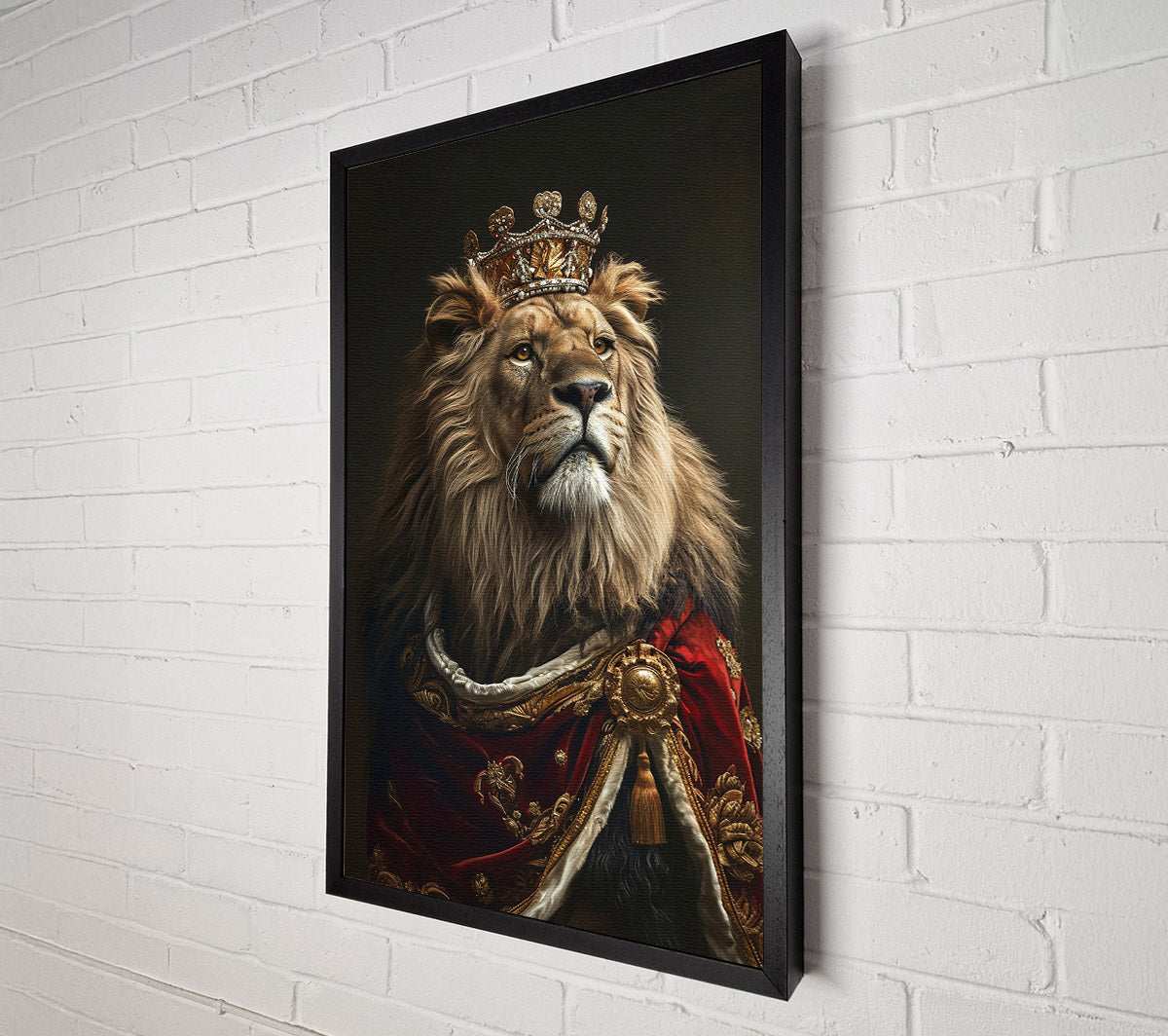 Pride Of The Lion King Canvas Wall Art
