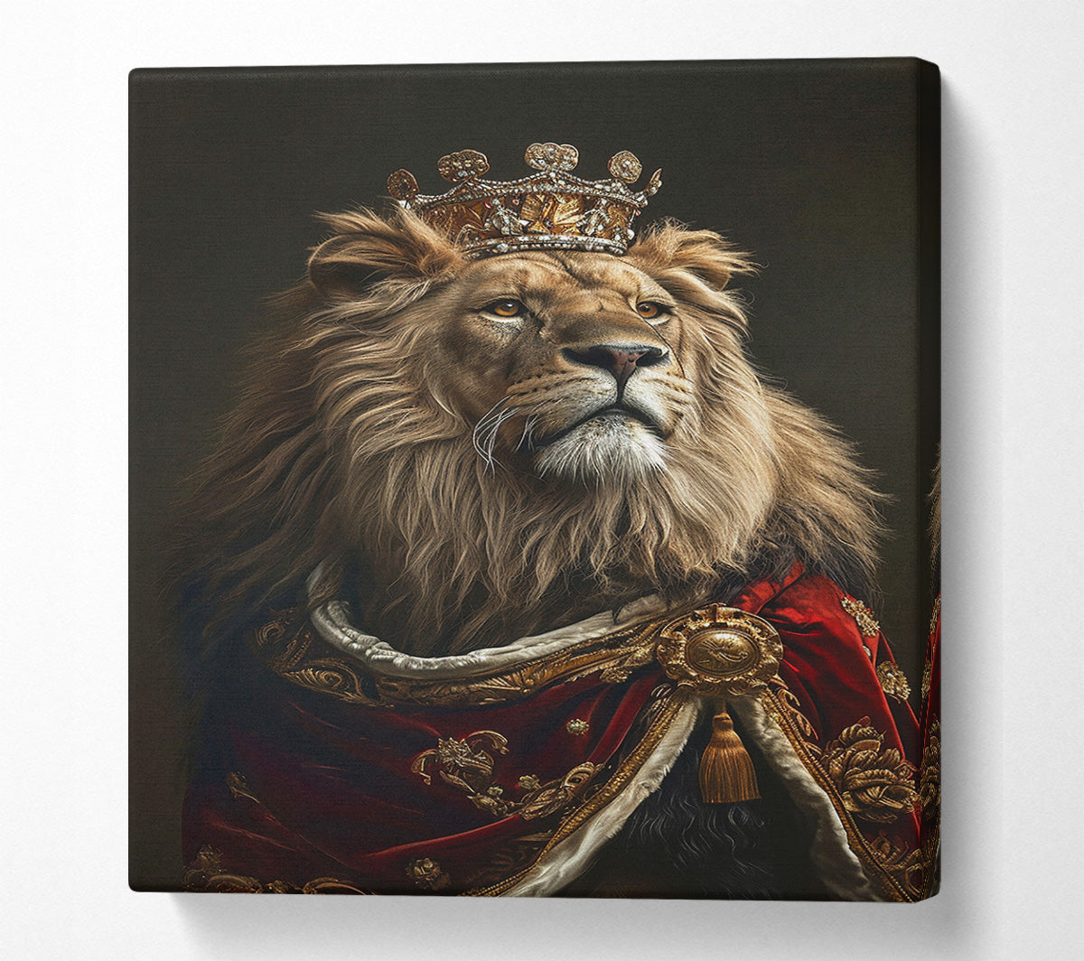 Pride Of The Lion King Canvas Wall Art