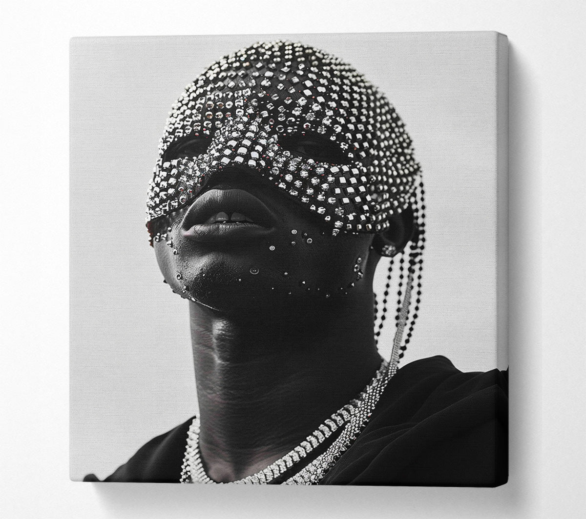 Rapper Of Diamonds Canvas Wall Art