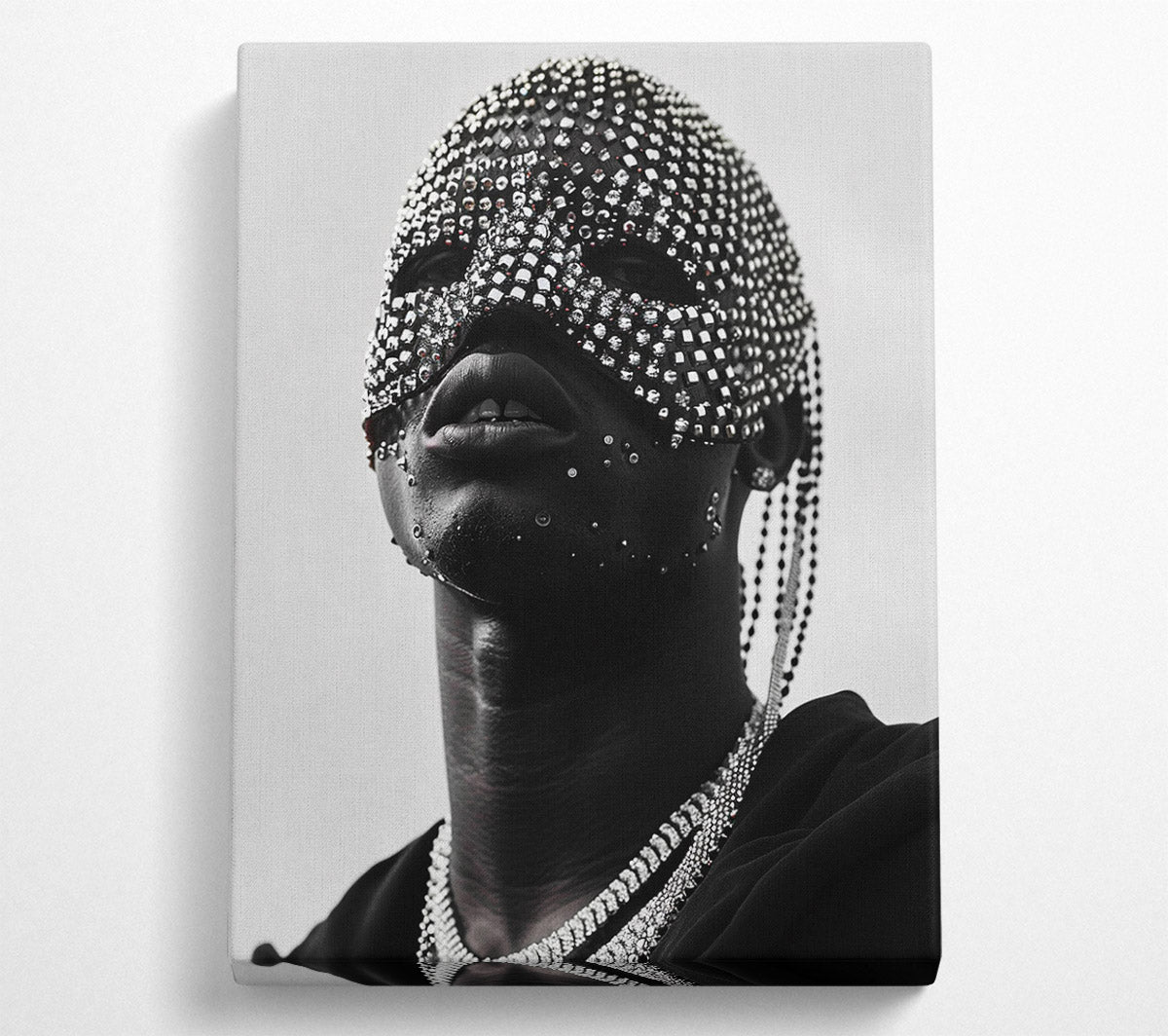 Rapper Of Diamonds Canvas Wall Art