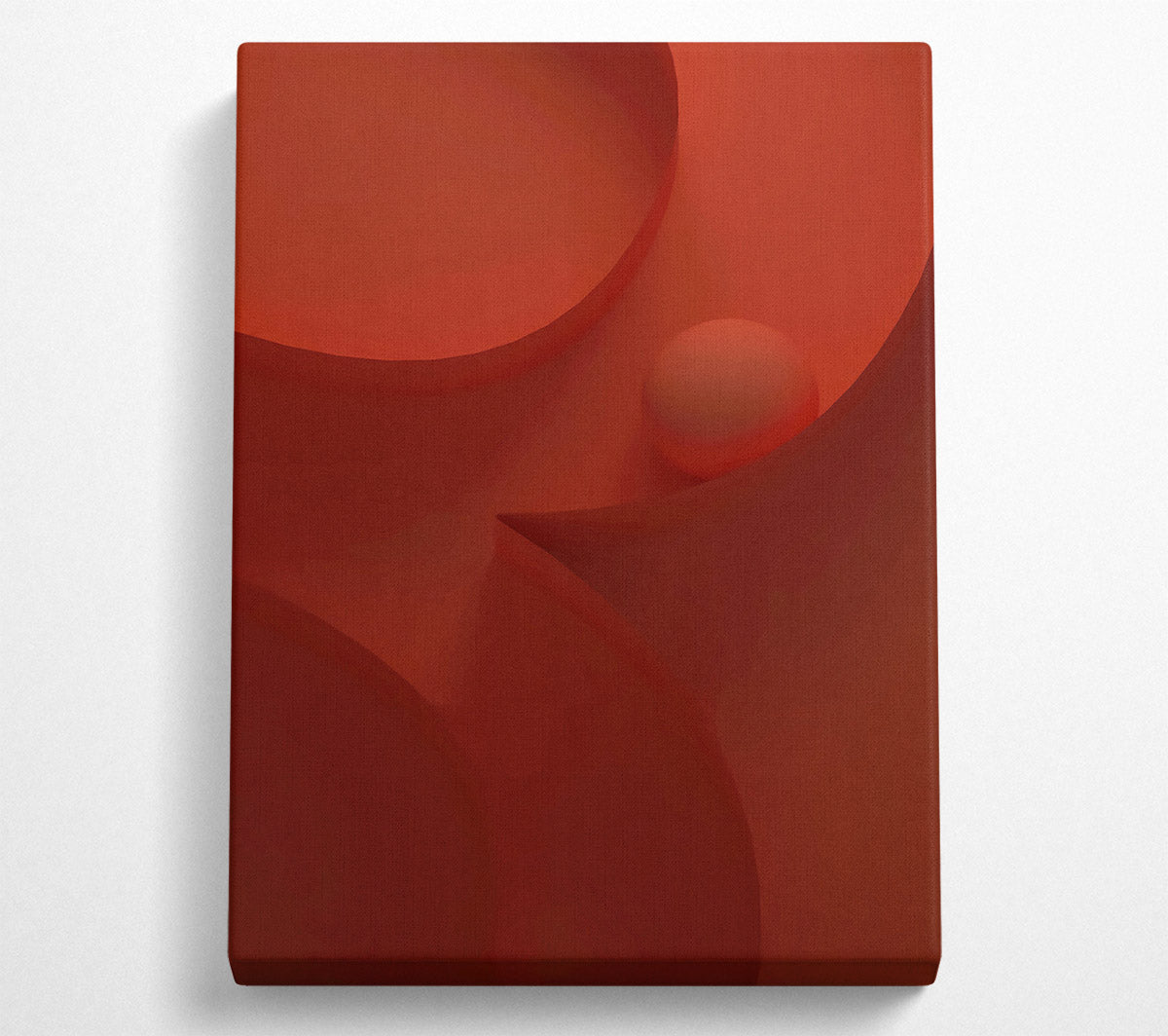 Red Ball Maze Canvas Wall Art