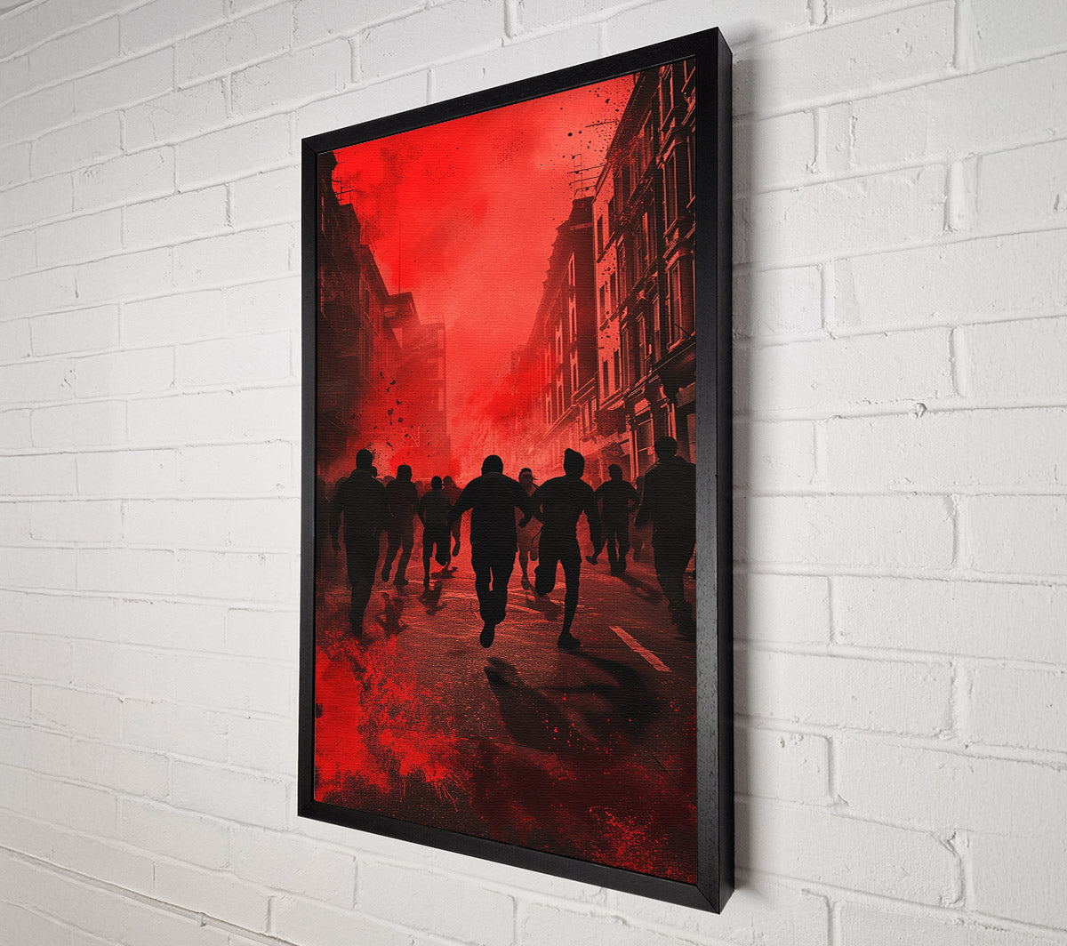 Red Mist Canvas Wall Art