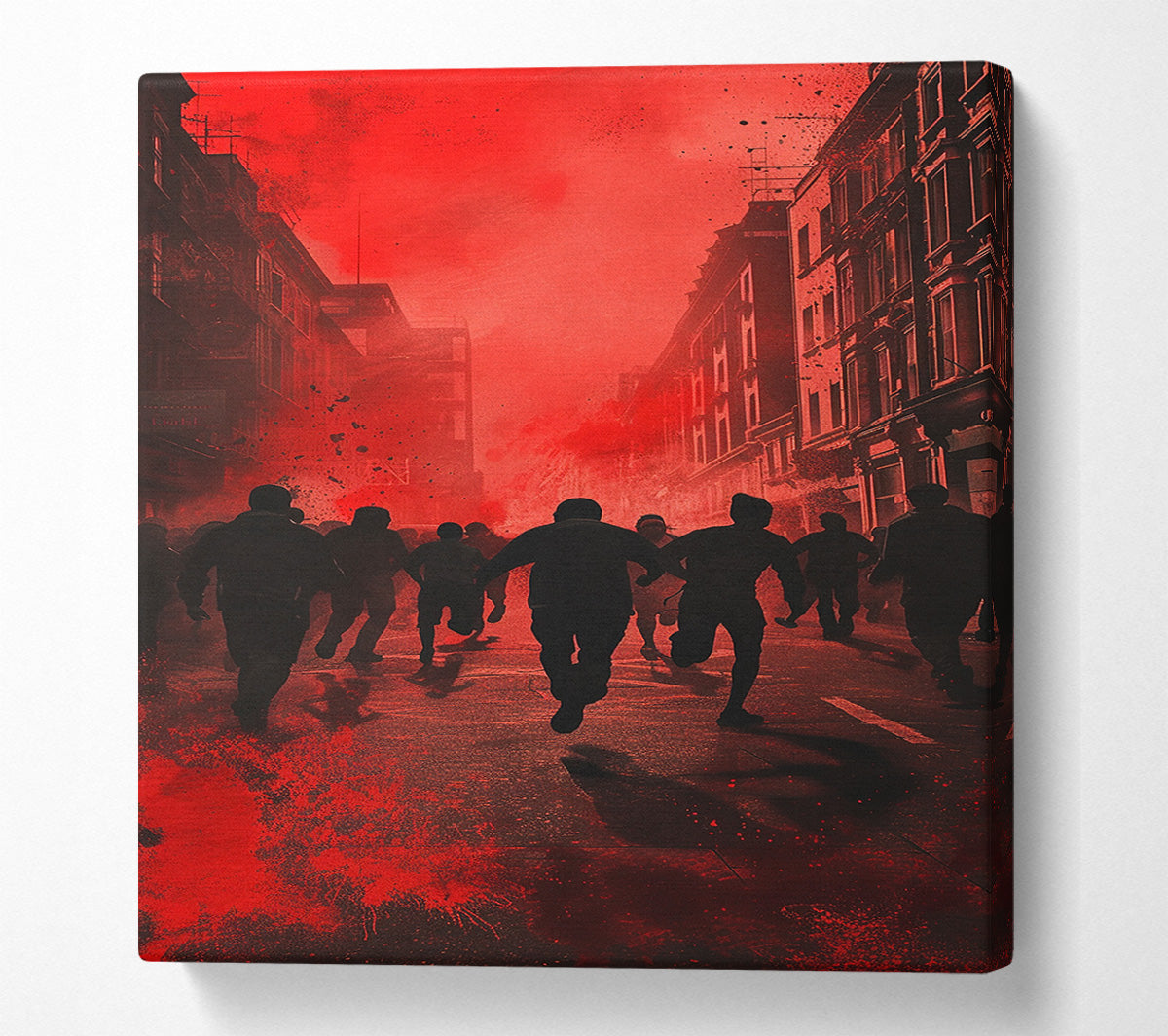 Red Mist Canvas Wall Art