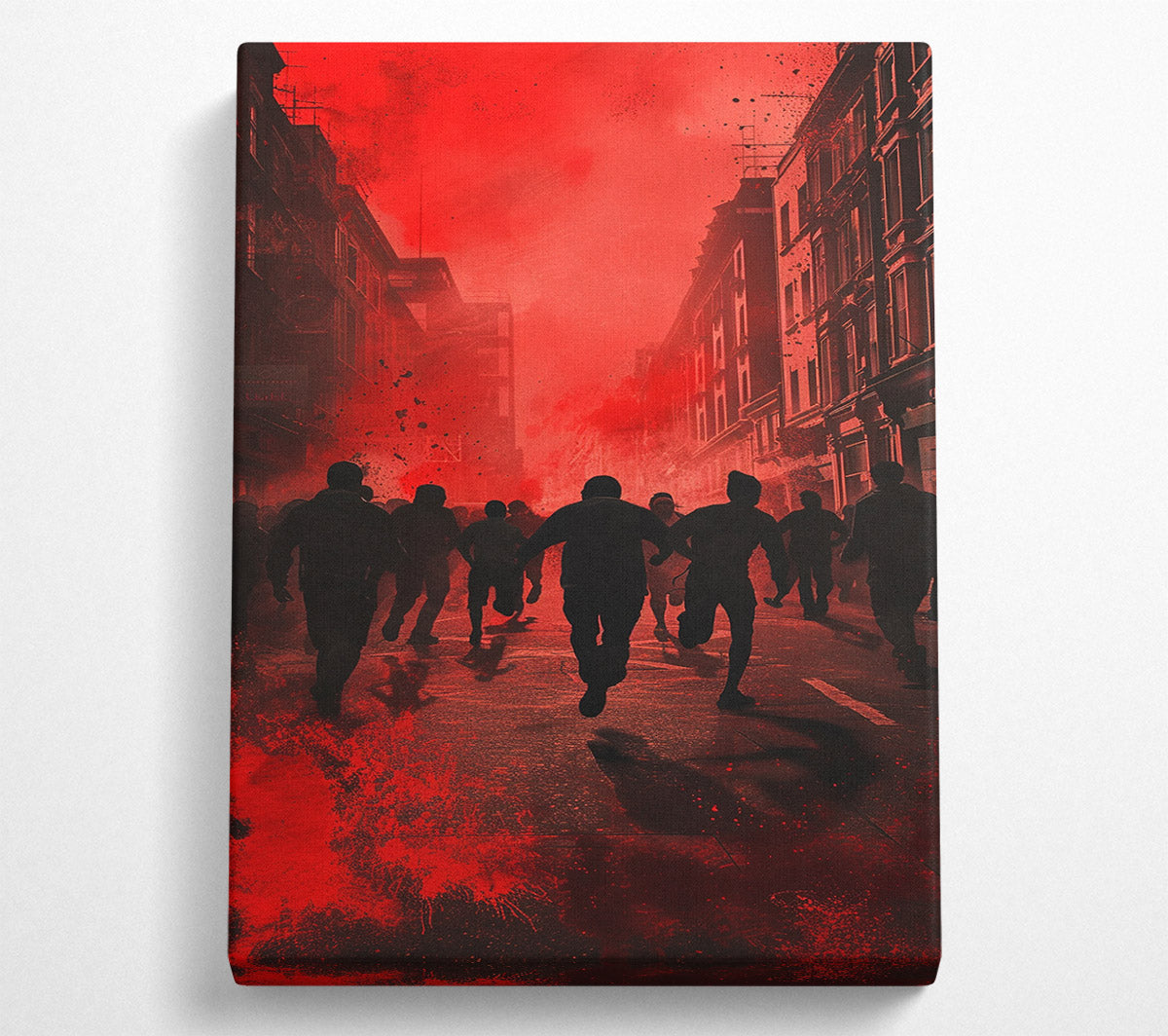 Red Mist Canvas Wall Art
