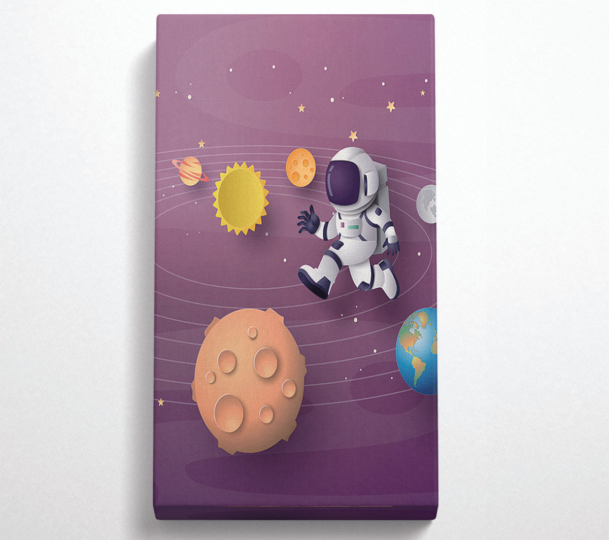 Spaceman (1) Canvas Wall Art
