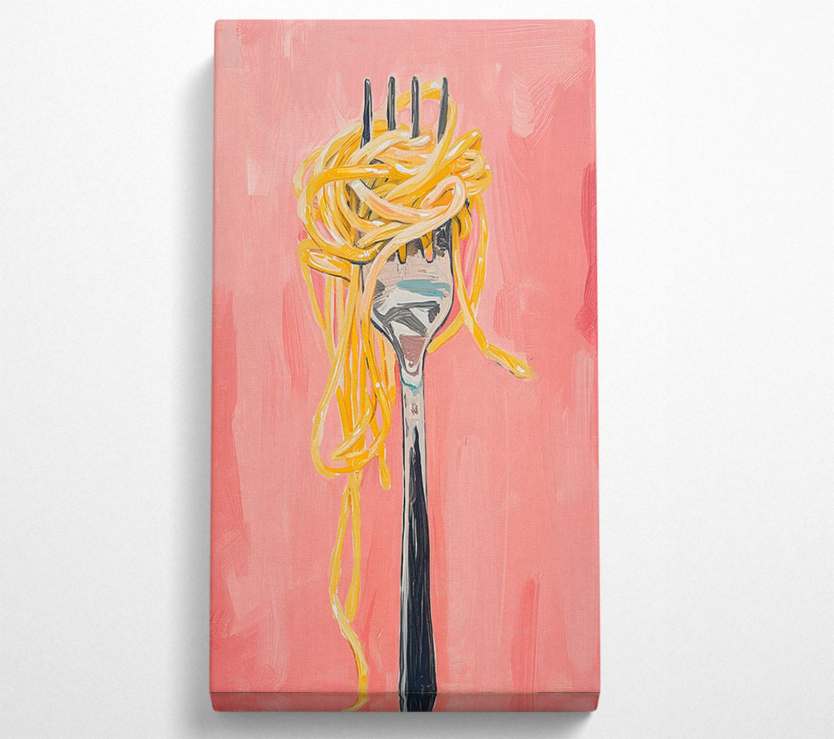 Spaghetti On A Fork Canvas Wall Art