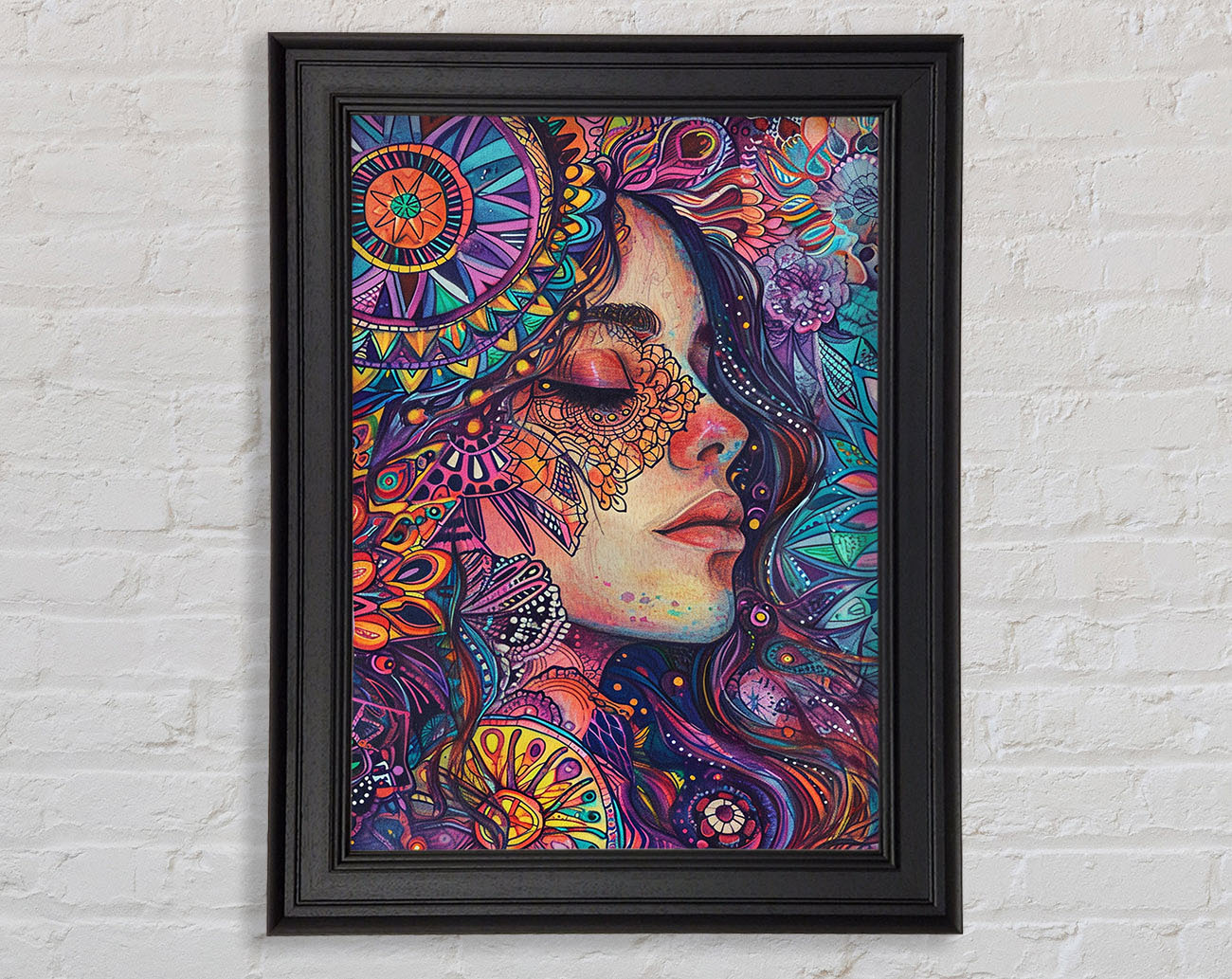 Spiritual Woman Framed Print
