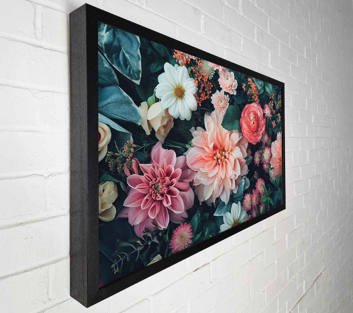 Spring Flower Bed Canvas Art