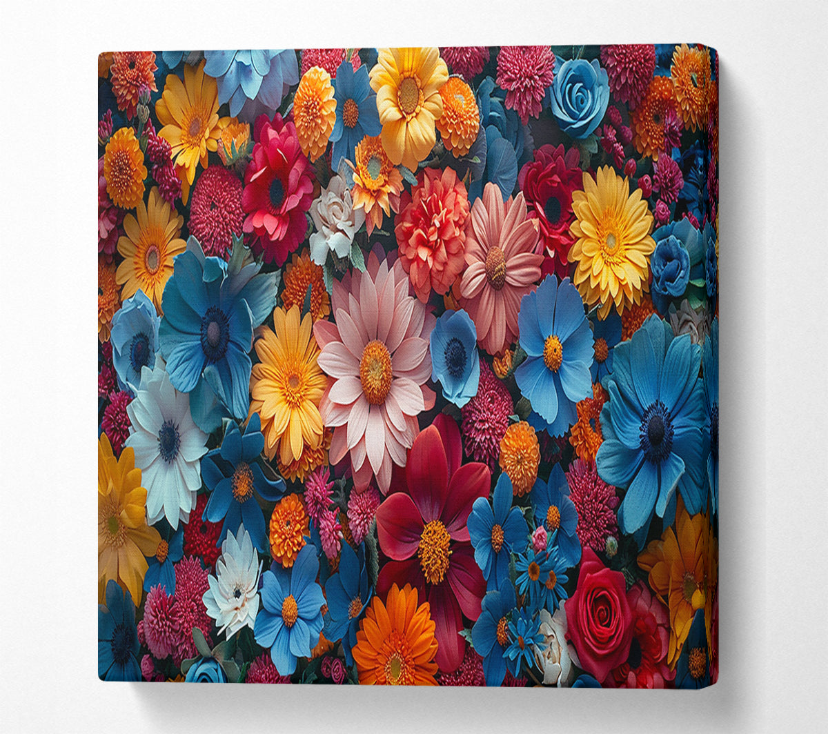 Spring Flowers Canvas Wall Art