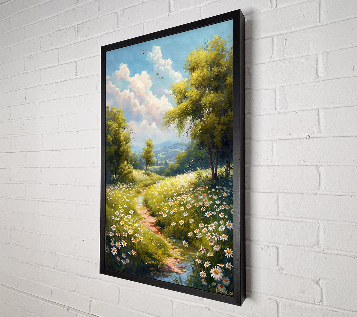 Spring Meadow Canvas Wall Art