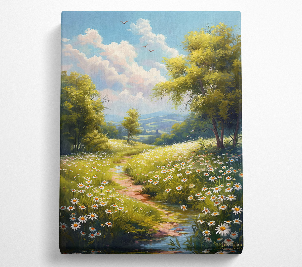 Spring Meadow Canvas Wall Art