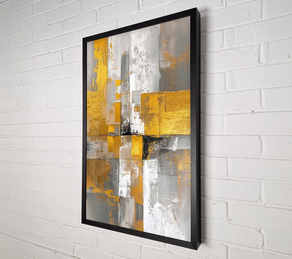 Square Brushstroke Canvas Wall Art