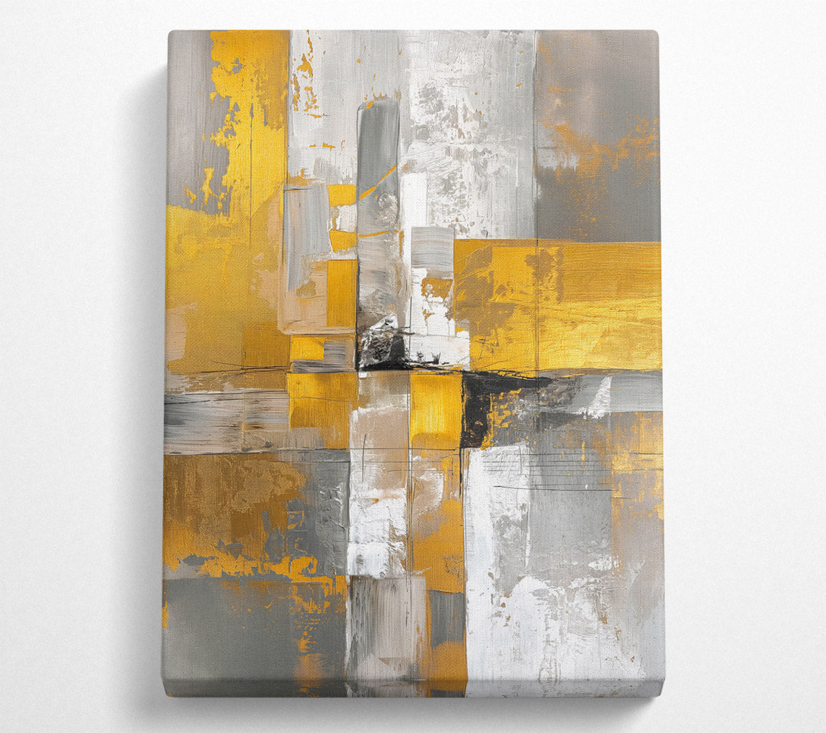 Square Brushstroke Canvas Wall Art