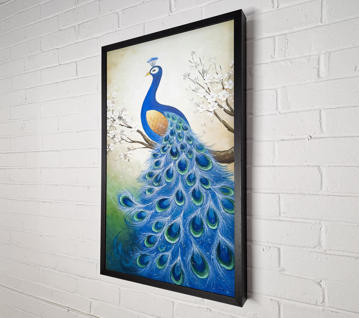 Stunning Peacock Canvas Wall Art
