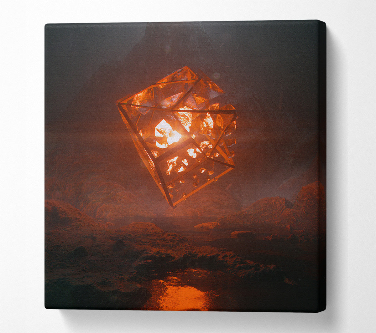 Tesseract Canvas Wall Art
