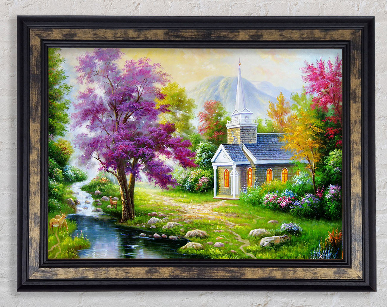 The Church Gardens Framed Print