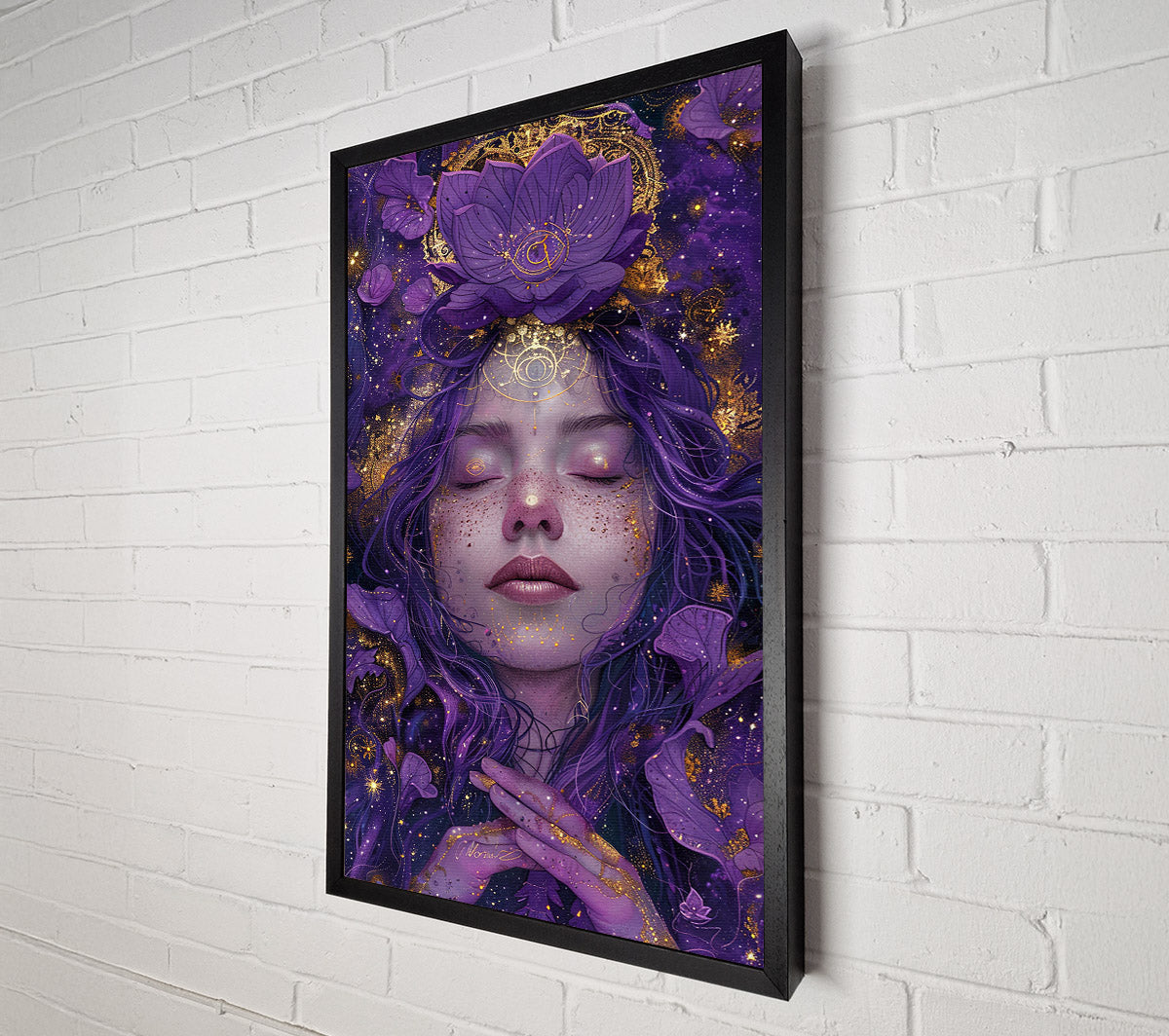 The Dreaming Fairy Canvas Wall Art