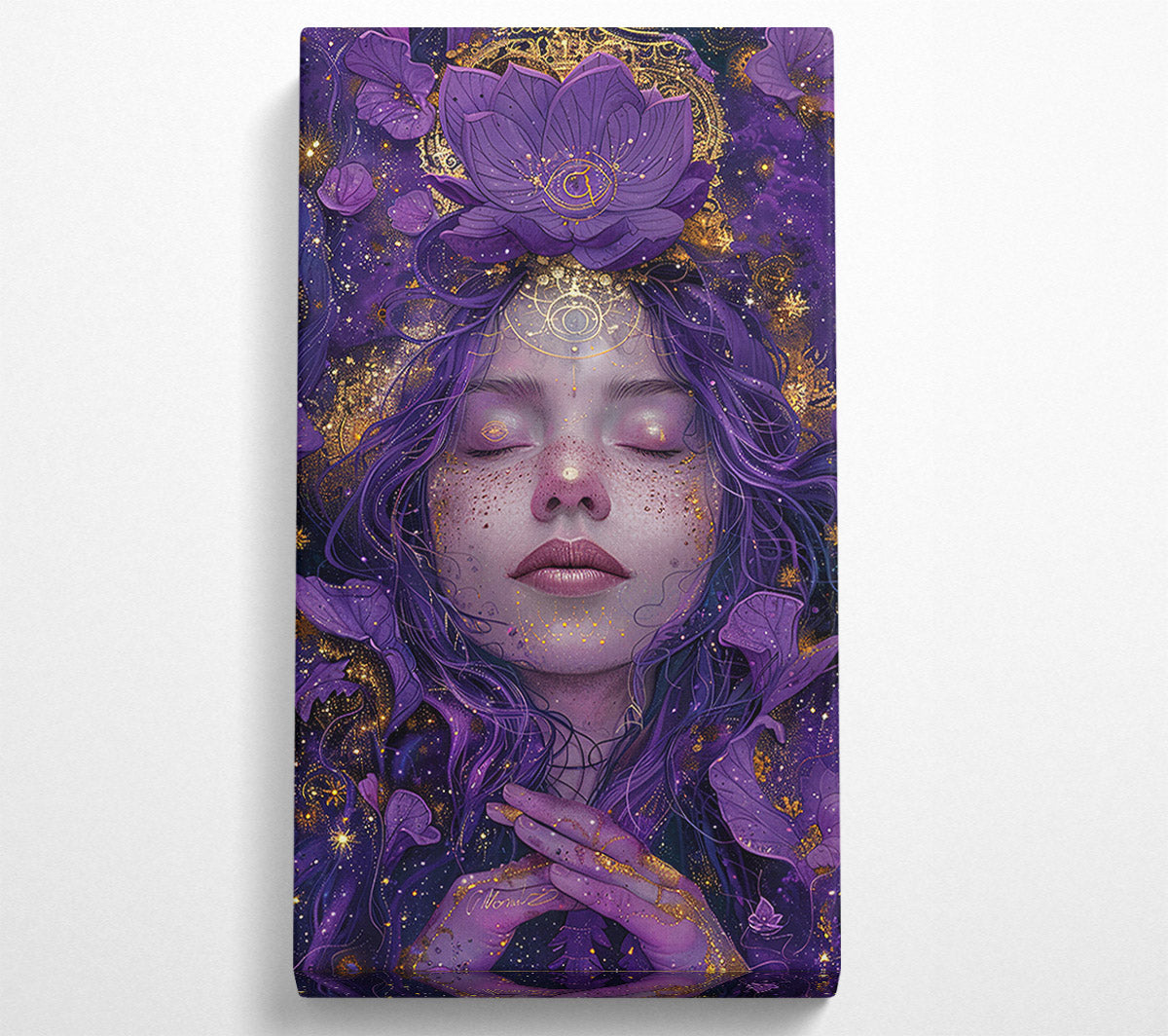 The Dreaming Fairy Canvas Wall Art