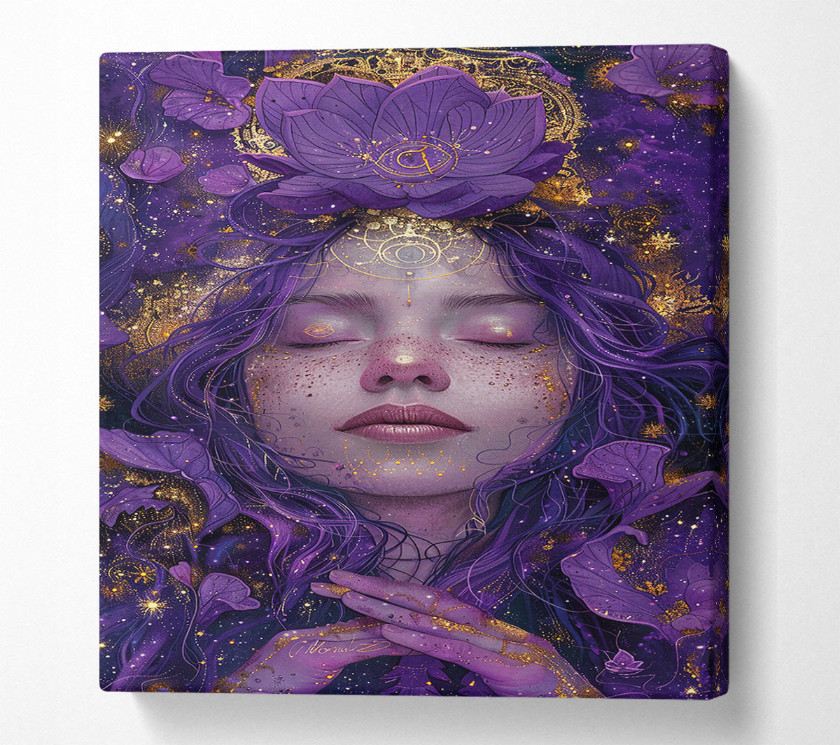 The Dreaming Fairy Canvas Wall Art