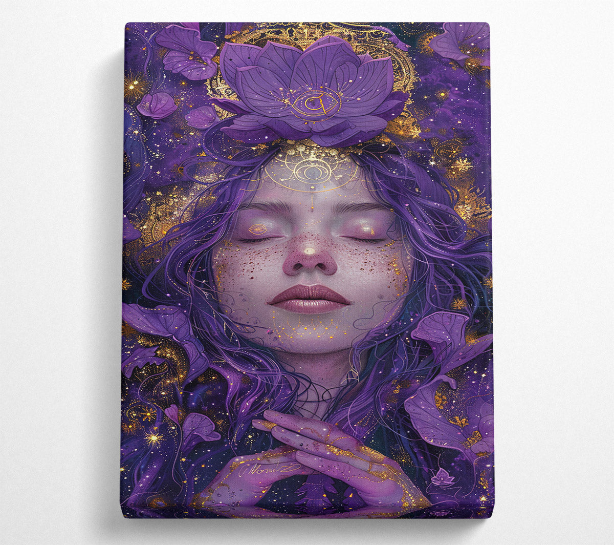 The Dreaming Fairy Canvas Wall Art