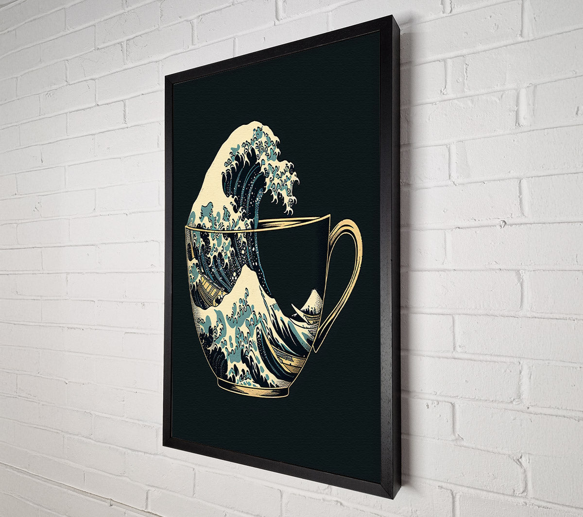 The Greatwave Mug Canvas Wall Art
