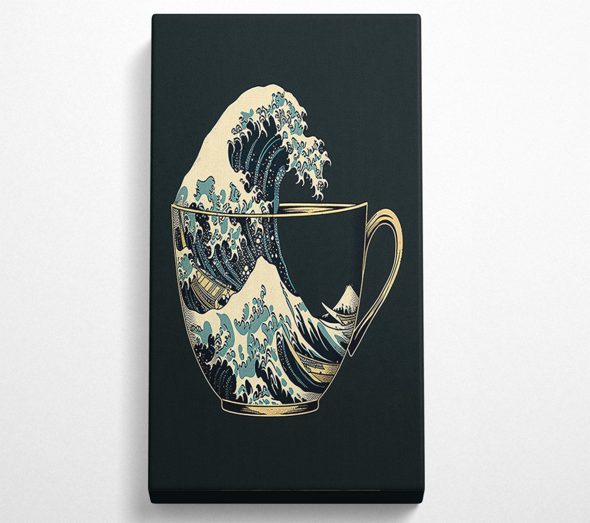 The Greatwave Mug Canvas Wall Art