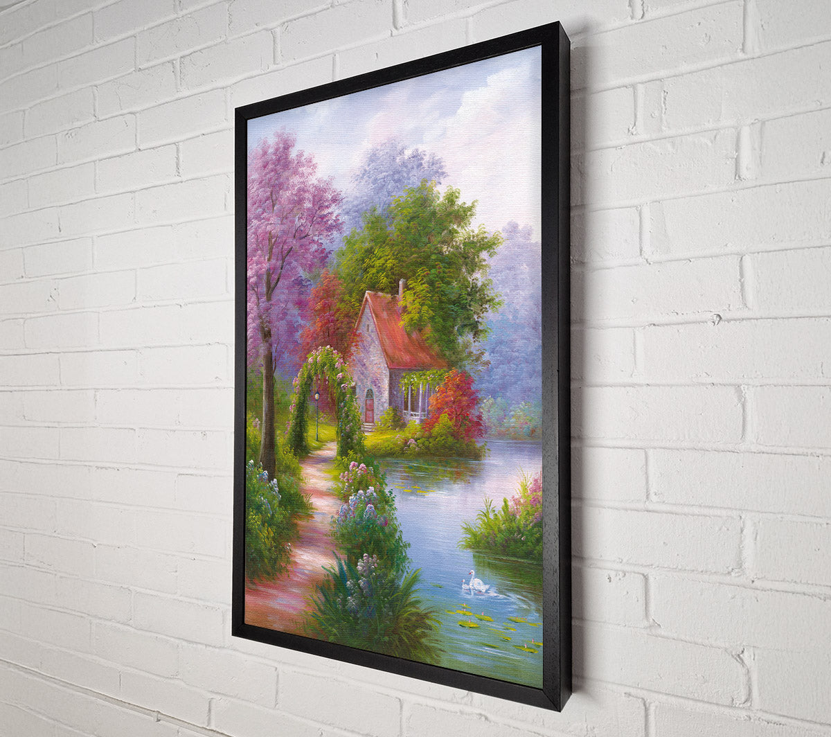 The Surreal Cootage Canvas Wall Art