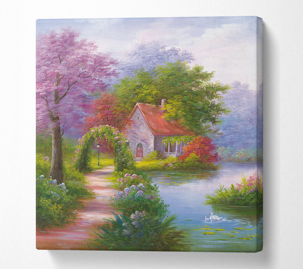 The Surreal Cootage Canvas Wall Art