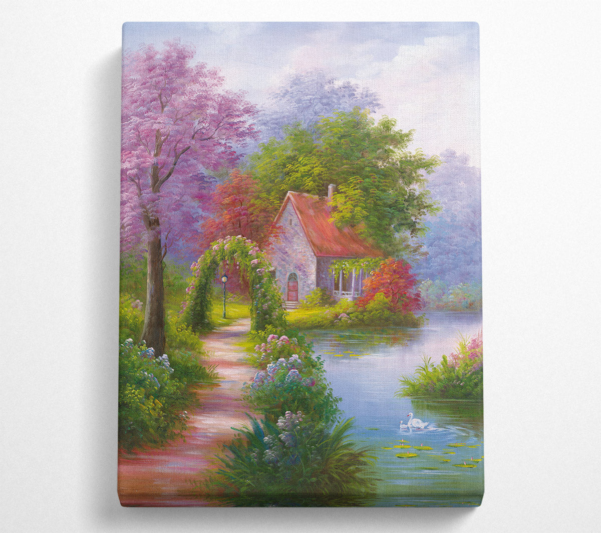 The Surreal Cootage Canvas Wall Art