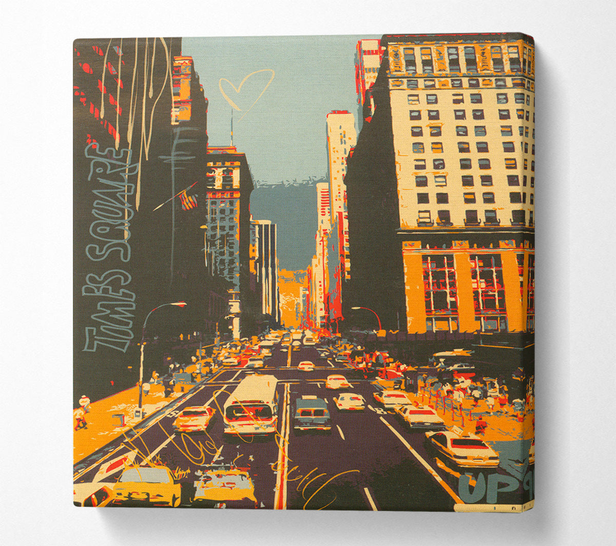 Time Square Canvas Wall Art