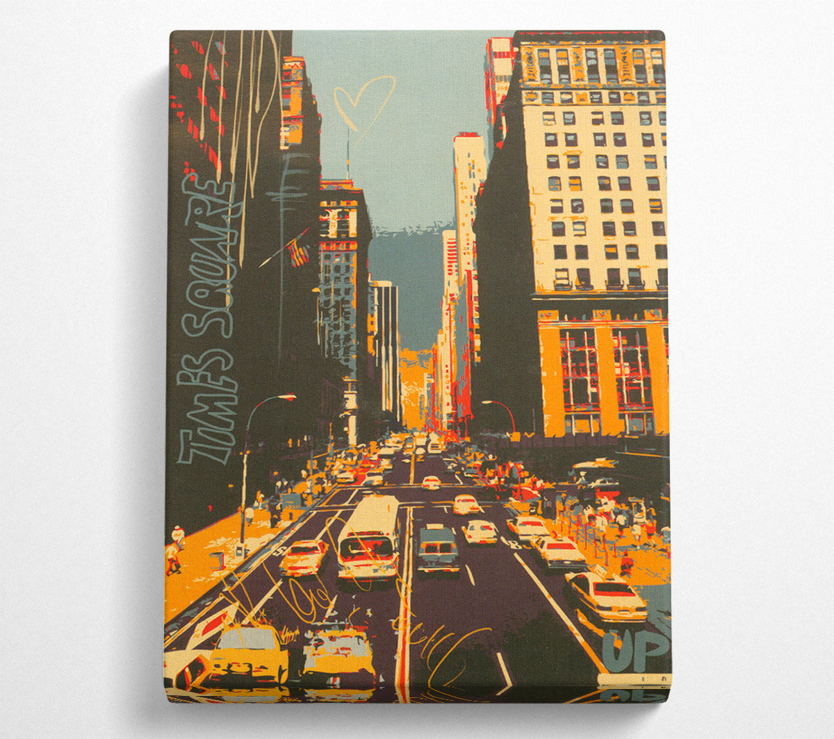 Time Square Canvas Wall Art