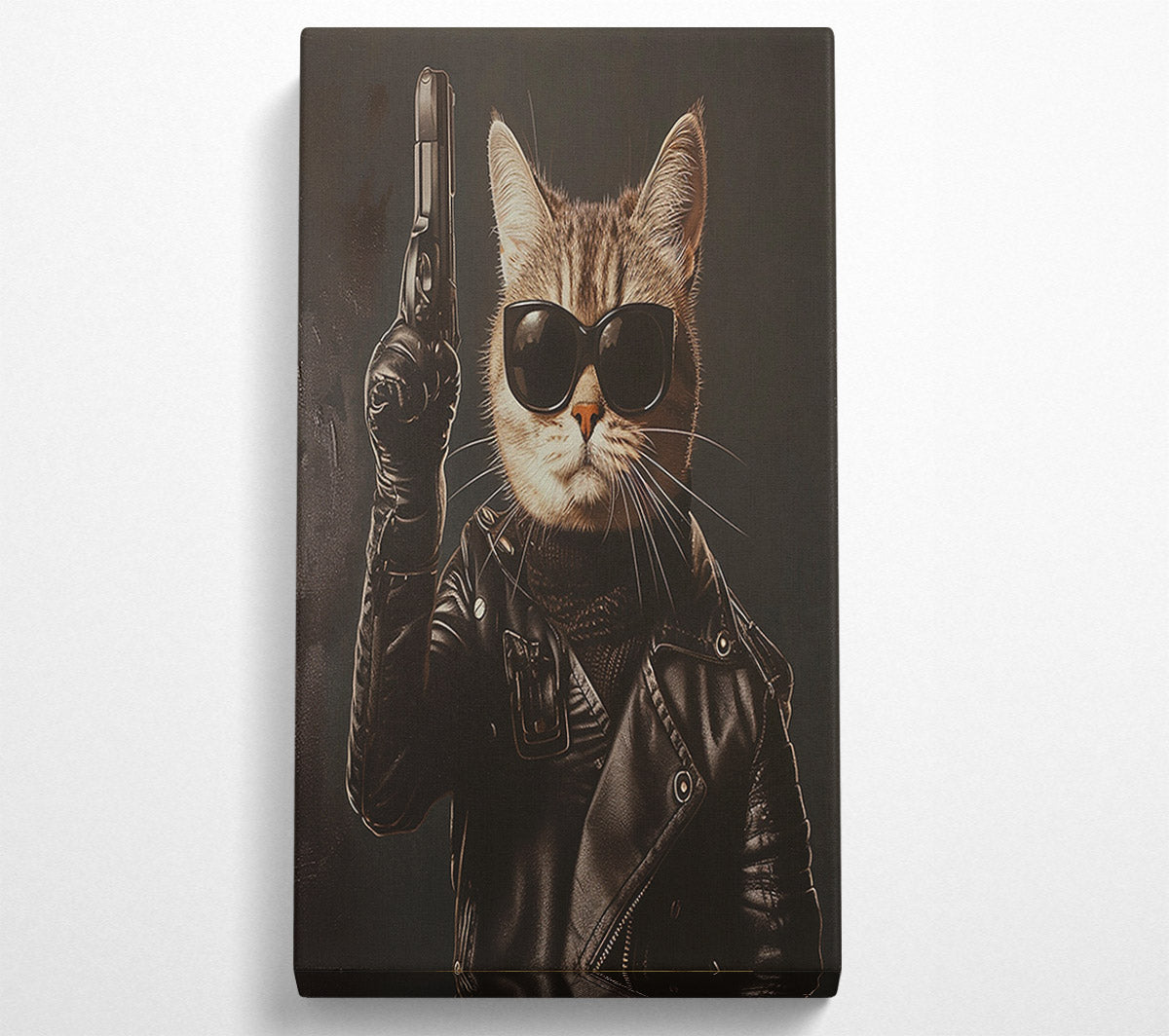 Top Cat Gun Canvas Wall Art