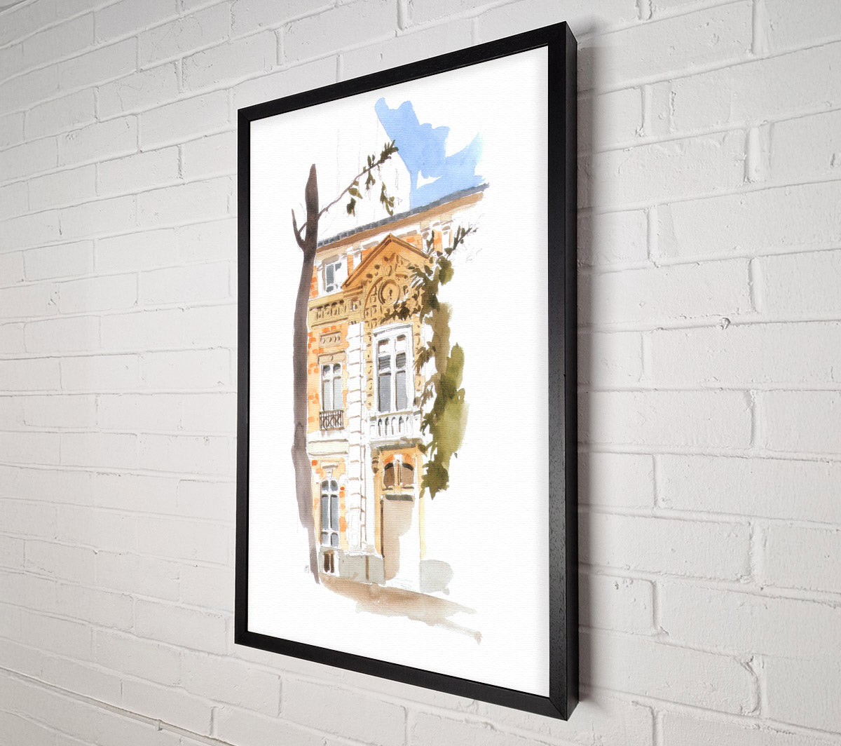 Townhouse Canvas Wall Art