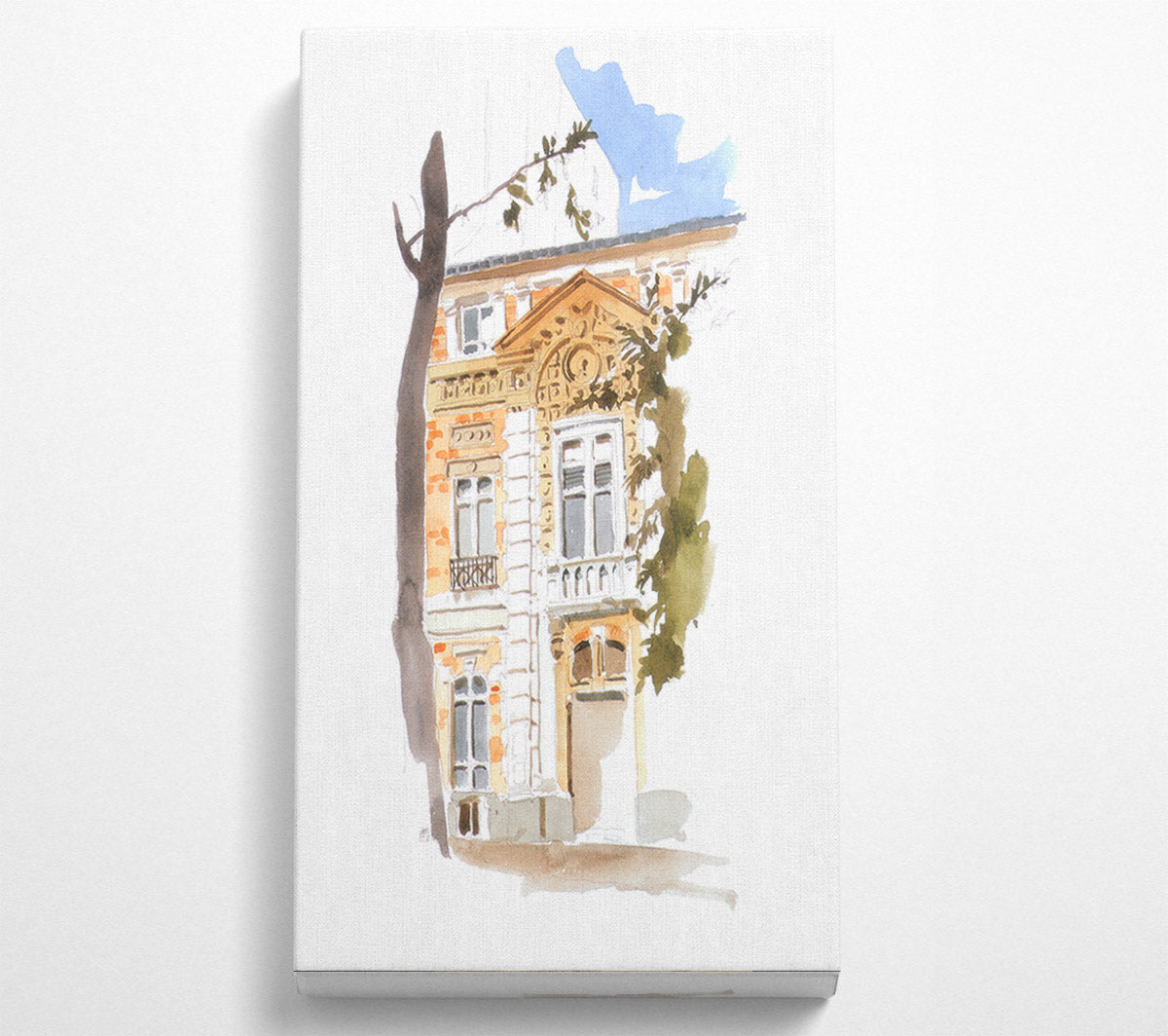 Townhouse Canvas Wall Art