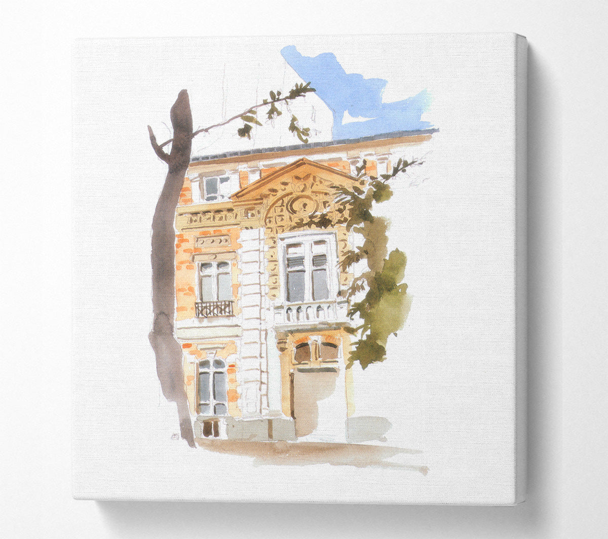 Townhouse Canvas Wall Art