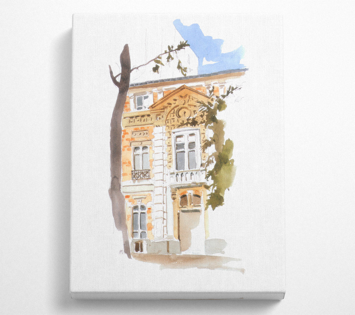 Townhouse Canvas Wall Art